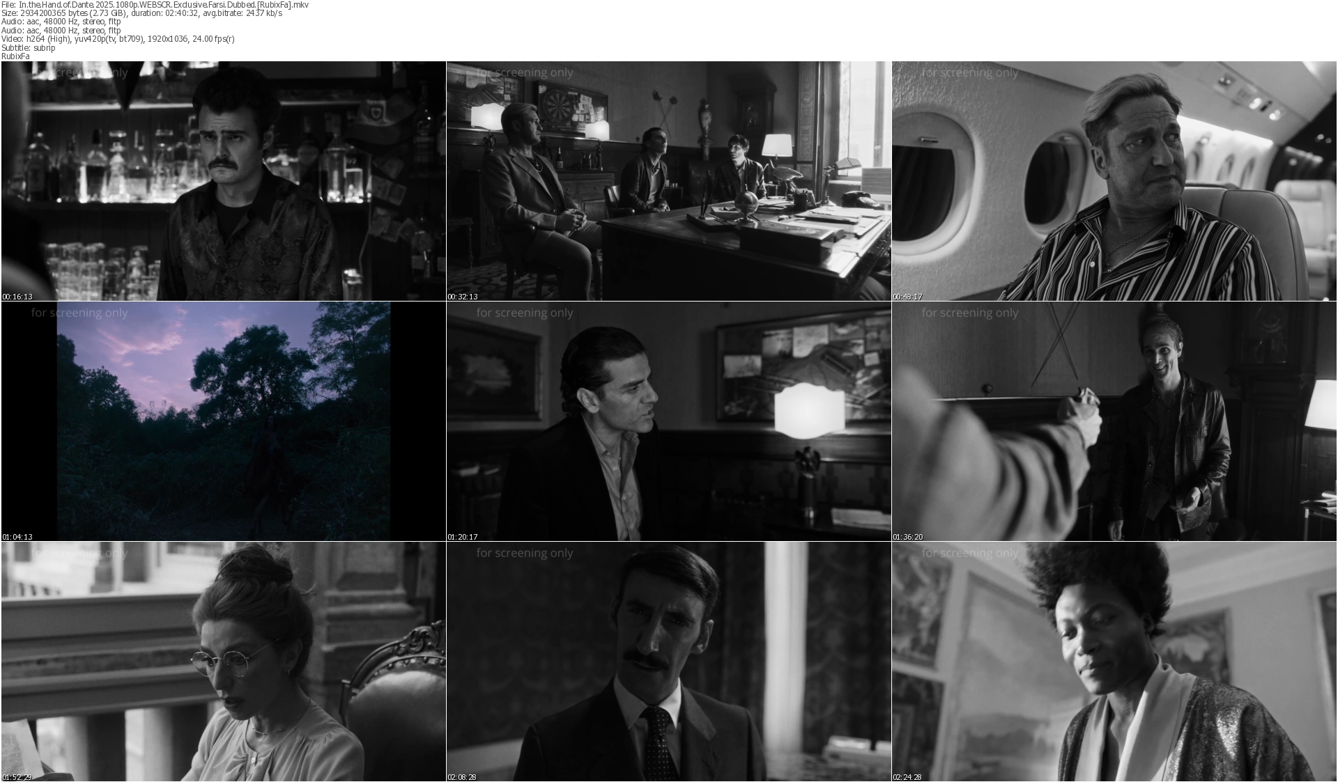 دانلود فیلم In the Hand of Dante 2025 دوبله فارسی